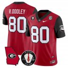 Vince Dooley Jersey #80 Georgia Bulldogs 2025 Limited Stitched Red