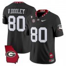 Vince Dooley Jersey #80 Georgia Bulldogs 2025 Stitched Black