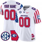 Custom Georgia Bulldogs Jersey Name and Number American Style Vapor Limited