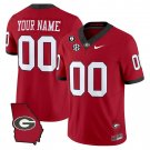 Men's Custom Georgia Bulldogs Jersey 2025 Vince Dooley Stitched Red