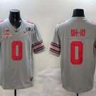 Men's Ohio State Buckeyes #0 OH-IO Grey 2025 CFP Final With National Champions