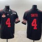 Men's Ohio State Buckeyes #4 Jeremiah Smith Black 2025 CFP Final Jersey