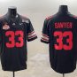 Men's Ohio State Buckeyes #33 Jack Sawyer Black 2025 Stitched Football Jersey