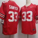 Men's Ohio State Buckeyes #33 Jack Sawyer Red 2025 Stitched Jersey