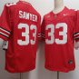 Men's Ohio State Buckeyes #33 Jack Sawyer Red 2025 Stitched Jersey