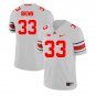 Ohio State Buckeyes Devin Brown Jersey #33 College Football Game Gray