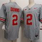 Ohio State Buckeyes #2 Caleb Downs Jersey Gray Limited College
