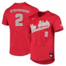 Men's Ohio State Buckeyes #2 Josh Stevenson Baseball Jersey Scarlet
