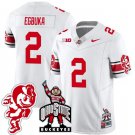 Emeka Egbuka Jersey #2 Ohio State Buckeyes Football Stitched Brutus Buckeye