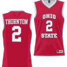 Bruce Thornton Jersey #2 Ohio State Buckeyes College Basketball Lightweight Red