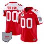 Custom Ohio State Buckeyes Jersey Rose Bowl Vapor Football V3 Red Alternate