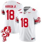 Men's Marvin Harrison Jr Jersey #18 Ohio State Buckeyes Football 2023 Stitched