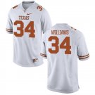 Men's Texas Longhorns 34 Ricky Williams White College Jersey