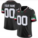 Custom Texas Longhorns Jersey Mexico Vapor College Black