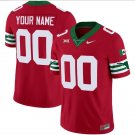 Custom Texas Longhorns Jersey Mexico Vapor College Red