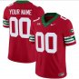 Custom Texas Longhorns Jersey Mexico Vapor College Red
