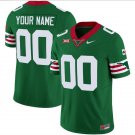 Custom Texas Longhorns Jersey Mexico Vapor College Football Green