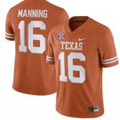 Arch Manning Jersey #16 Texas Longhorns 2024 SEC Orange College
