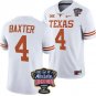 CJ Baxter Jersey #4 Texas Longhorns Allstate Sugar Bowl Patch 2024 College