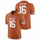 Texas Longhorns Ben Ballard Jersey #16 College Football Orange