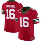 Arch Manning Jersey #16 Texas Longhorns Mexico Vapor College Football Red