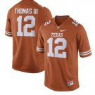 Texas Longhorns 12 Earl Thomas III Orange College Jersey