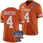 CJ Baxter Jersey #4 Texas Longhorns Allstate Sugar Bowl Patch 2024 College