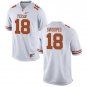 Men's Texas Longhorns 18 Tyrone Swoopes White College Jersey