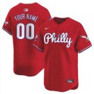 Custom Phillies and Eagles Jersey Name, Number Vapor Premier Limited Red