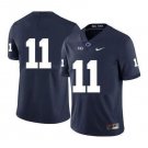 Penn State Jersey #11 No Name College Football All Stitched Navy