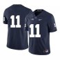 Penn State Jersey #11 No Name College Football All Stitched Navy