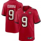Emeka Egbuka #9 Tampa Bay Buccaneers 50th Season Game Jersey Red