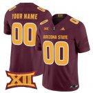 Custom Arizona State Sun Devils Jersey Name Number 2025 Stitched Maroon