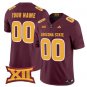 Custom Arizona State Sun Devils Jersey Name Number 2025 Stitched Maroon