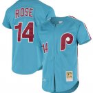 Pete Rose Philadelphia Phillies Cooperstown Collection Jersey - Light Blue