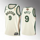 Men's Boston Celtics #9 Derrick White 2024 Finals Champions Jersey