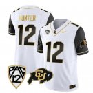 Colorado Buffaloes Travis Hunter Jersey #12 Vapor Gold Limited All Stitched