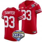Men's Jack Sawyer Jersey #33 Ohio State Buckeyes Cotton Bowl 2023 Football