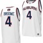 Johni Broome Jersey #4 Auburn Tigers Replica College Basketball 2023-24 White