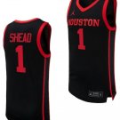 Jamal Shead Jersey #1 Houston Cougars Basketball Replica uniform Black