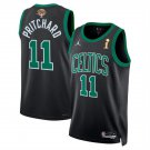 Men's Boston Celtics #11 Payton Pritchard Black 2024 Finals Champions Jersey