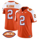 Men's Cade Klubnik Jersey #2 Clemson Tigers Vapor Limited Patch Alternate