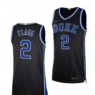 Men's Duke Blue Devils 2 Cooper Flagg Black College Football Jersey