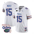 Men's Graham Mertz Jersey #15 Florida Gators Vapor Limited College White