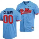 Custom Ole Miss Rebels Jersey Name and Number Baseball NCAA College
