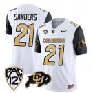 Men's Colorado Buffaloes Shilo Sanders Jersey #21 College Black