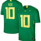 Men's Oregon Ducks Bo Nix Jersey #10 College Green