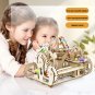 3D Wooden Puzzle Marble Run Set Electric Automatic Building Kits STEAM Educational Toy