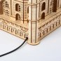 3D Wooden Puzzle House Royal Castle Taj Mahal With Light Assembly Decor Toy