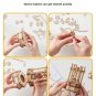 3D Wooden Puzzle House Royal Castle Taj Mahal With Light Assembly Decor Toy